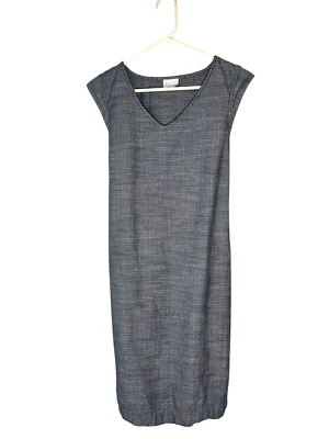 Vestido para mujer Columbia sin mangas hasta la rodilla azul M con lazo trasero Foto 1 de 4