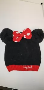 CAPPELLO BERRETTO BERRETTO MINNIE MOUSE AUTOGRAFO DISNEY JUNIOR POM POM ORECCHIE MAGLIA - Foto 1 di 6