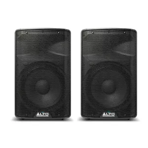 2x Alto TX310 Active Powered 10" 350W PA Speaker Mobile Disco DJ Loudspeaker - Picture 1 of 4