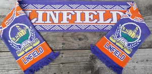 LINFIELD SCARF ORANGE AND PURPLE BELFAST LOYALIST - Picture 1 of 2