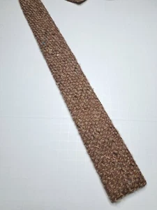 Vintage Tino Cosma Confetti Wool Skinny Tie Made In Italy 57"×2" - Picture 1 of 13