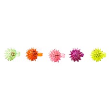 36 Spikey Flashing LED Jelly Rings Light Up Finger Glow Toy Party Bag Favours