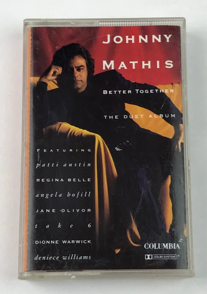 Johnny Mathis (Better Together) The Duet Album 1991 Cassette Tape - Image 1 of 4