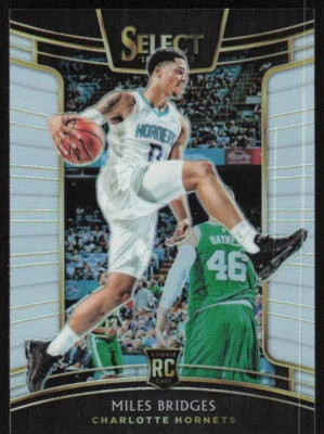 2018-19 Panini Select Concourse Silver Rookie Miles Bridges Charlotte Hornets - Image 1 of 2