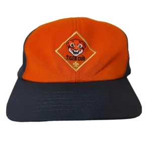 Tiger Cub Boys Scout Hat Kids Size M/L Adjustable Baseball Cap Pre Owned - Picture 1 of 5