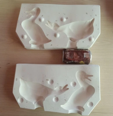 Spectrum 841 Two Large Ducks Slip Casting Ceramic Molds Lawn Garden 436 Foto 1 de 2