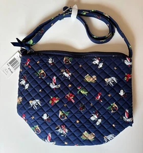 Sac à main bandoulière seau VERA BRADLEY motifs boule à neige coton 70 $ - Photo 1/3