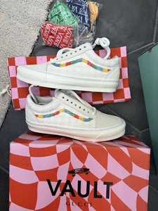 Gucci Vans Vault OG Old Skool Rainbow Sneakers Shoes Size 8 Women’s / 6.5 Men’s - Picture 1 of 8