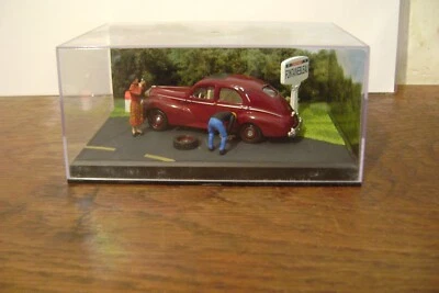 ALTAYA 1/43 LA ROUTE BLEUE - étape 3 La crevaison: PEUGEOT 203 Berline - Photo 1/4