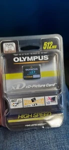 512MB OLYMPUS xD PICTURE CARD TYPE H FINEPIX New Sealed Genuine BNIB RARE - Picture 1 of 9