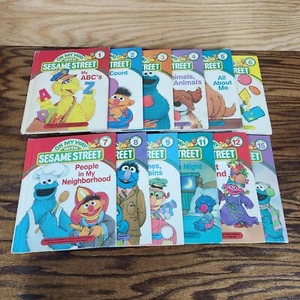 READ Vintage 1989 On My Way With Sesame Street Learning Kids Vol. 1-9 11 12 15 - Foto 1 di 24