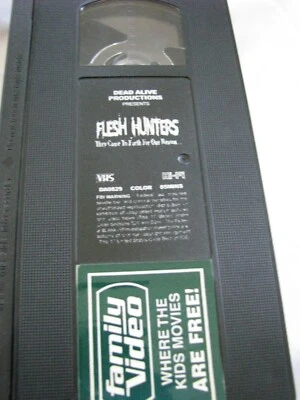 Flesh Hunters VHS HORROR Sci-Fi Don Fischer Halloween - Image 1 of 3