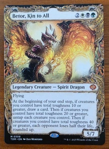 MTG - Betor, Kin to All-Spirit Dragon Borderless, Regular TDM - MINT MYTHIC 0308 - Picture 1 of 2