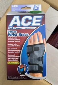*NUOVO* Ace Wrist Brace Deluxe Sinistro Grande o XL 207739 Gel/antimicrobico - Foto 1 di 2