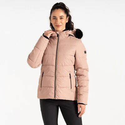 Women's Dare2b GLAMORIZE V Cashmere Brown Ladies Ski Jacket - Image 1 of 4