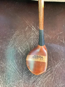 Antique Hickory Wood Shaft Great Lakes By Wilson Designed By Jack White Driver - Picture 1 of 11