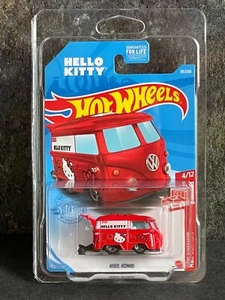 Red Target Exclusive Hot Wheels Hello Kitty Kool Kombi Red Edition in Protector - Picture 1 of 12
