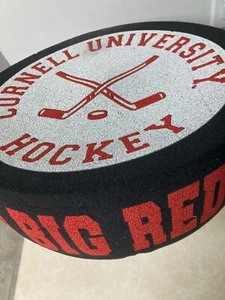 Vtg Cornell University Foam Hockey Puck Hat Hockey - Picture 1 of 24