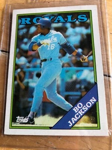 1987Topps BoJackson Multi Error No Period At The End Of Inc.Wrong Date Of Birth. - Picture 1 of 7