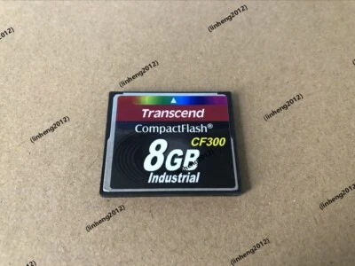 Transcend 8GB Industrial   CF300  card  compactflash CF CARD - Image 1 of 2