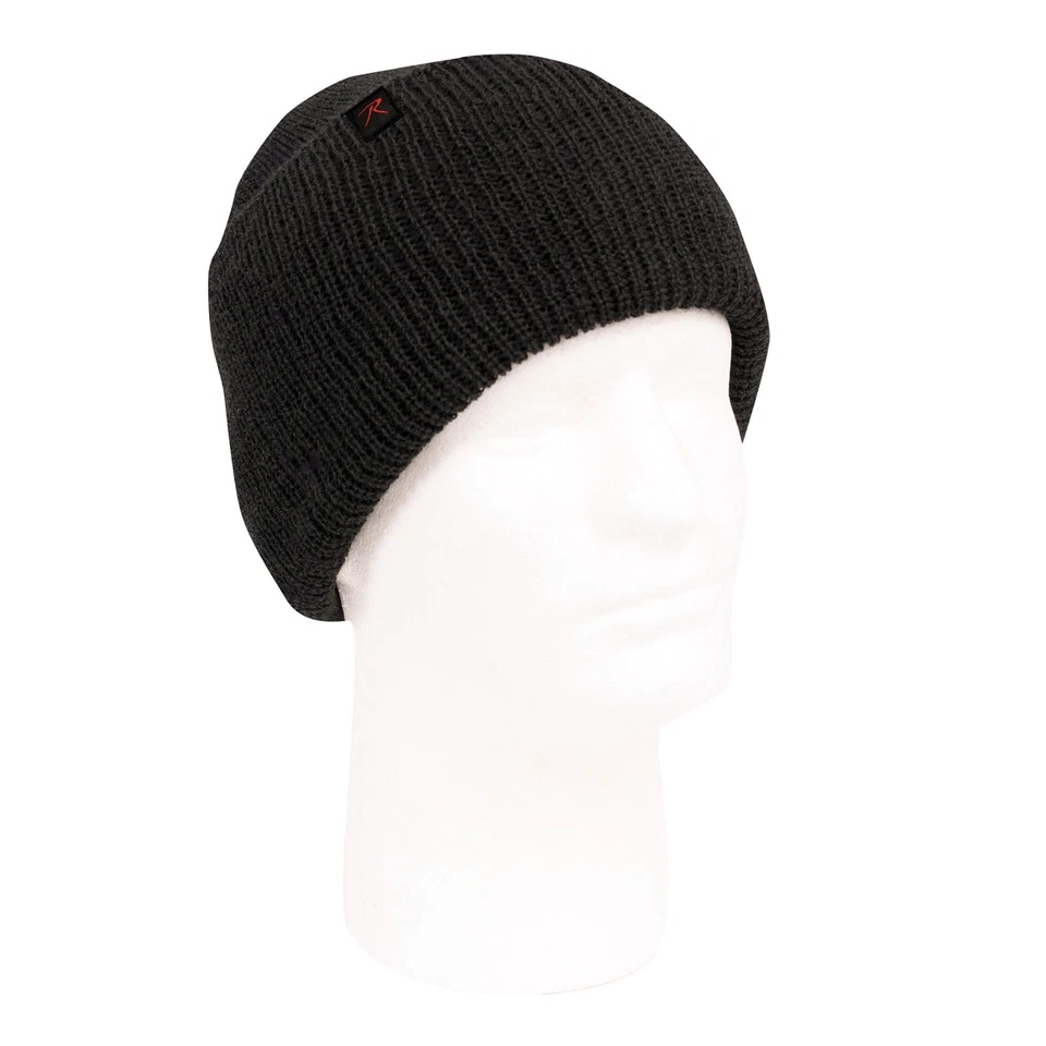 Rothco Black Wool Watch Cap 58381