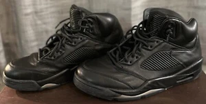Jordan 5 Retro Premium Triple Black - Picture 1 of 9