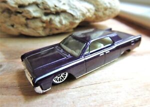 HOT WHEELS 2007 NEW MODELS '64 LINCOLN CONTINENTAL #22/36 PURPLE Diecast Toy Car
