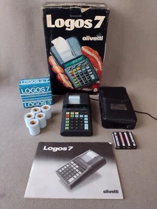 Logotipos de calculadora Olivetti vintage diseño 7 Mario Bellini #1 - Imagen 1 de 22