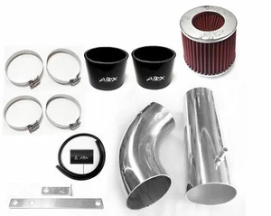 AirX Racing Black-Red Air Intake Kit 2PC For 2007-2013 Acura MDX 3.7L V6 - Foto 1 di 2