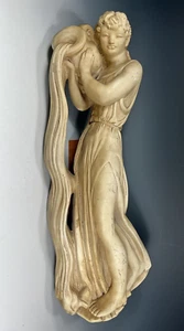 Decoración de pared neoclásica estilo grecorromano para dama con jarra aprox. Siglo 20 - Imagen 1 de 23