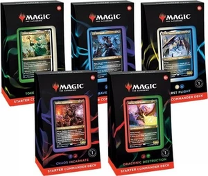 Magic: The Gathering Starter Commander Deck Bundle - Enthält alle 5 Decks - Bild 1 von 6
