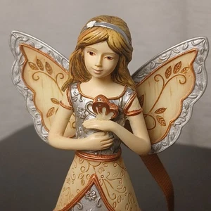 Friendship Fills your Life with Happiness Angel Hanging Figurine Ornament 4.5" - Picture 1 of 10
