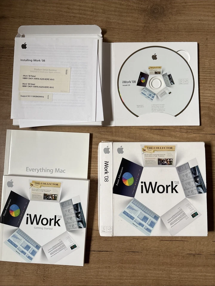 Apple Mac iWork 08 Ver 8.0.2 Box Set -Mac OS X v10.4.10 Or Later  iLife 08 Recom - Image 1 of 4
