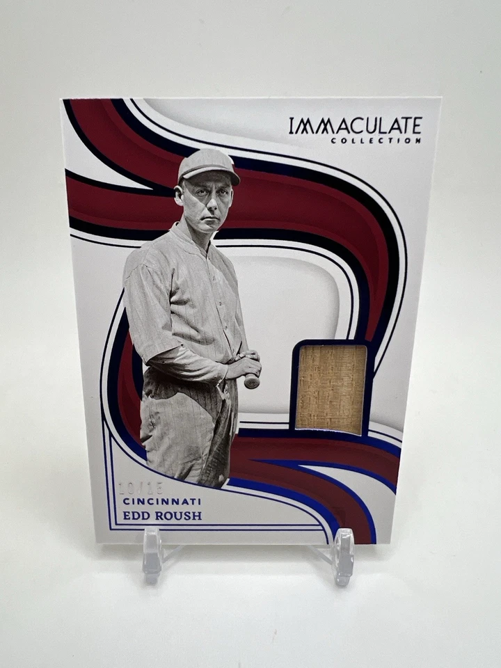 2023 Immaculate Edd Roush /15 Legends Materials Bat Relic #LM-ER Cincinnati Reds - Image 1 of 4