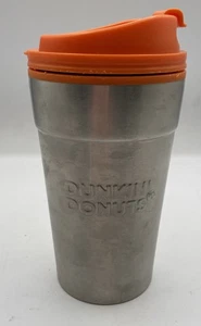 2012 Dunkin Donuts Edelstahl Becher Travel Mug Tasse/Deckel 14oz - Bild 1 von 7