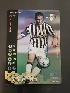 WOTC FOOTBALL CHAMPIONS 2003-04 ALESSANDRO DEL PIERO FOIL BASE TARJETA #36 JUVENTUS - Imagen 1 de 2
