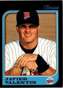 1997 Bowman Javier Valentin #116 Minnesota Twins Baseball Card - Picture 1 of 2
