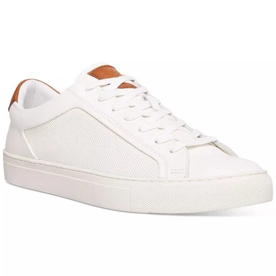 Steve Madden Men Finkle Classic Low Top Sneakers Size US 9M White Leather - Image 1 of 4