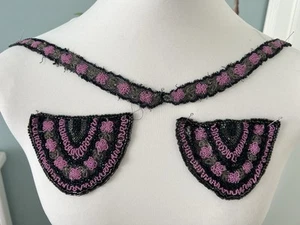 Antique Woman Vintage Collar Set 1920 France - Picture 1 of 8