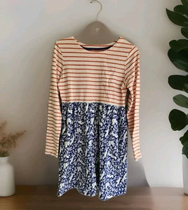 MINI BODEN Woodland Eichhörnchen Kleid Herbst Mädchen Größe 11-12 Multi Baumwolle - Bild 1 von 4