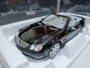 Norev 1:18 Mercedes Benz SL500 R230 2003 Alu zu öffnen Cabrio Auto Modell - Bild 1 von 8