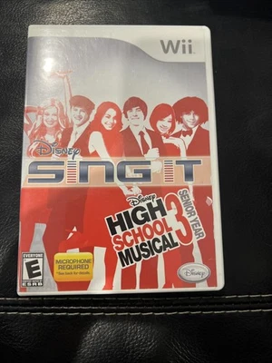 Disney Sing It High School Musical 3 Senior Year - Nintendo Wii - Incluye micrófono Foto 1 de 4