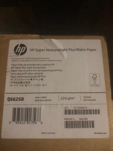 Papel mate HP #Q6626B súper pesado plus, 24" X 100 pies - Imagen 1 de 1