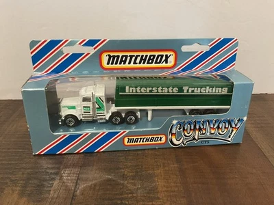 1983 Matchbox Interstate Trucking Peterbilt Covered Truck CY-5 NIP Diecast - Image 1 of 4