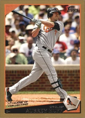 2009 Topps Gold Border #45 Aubrey Huff /2009 - BB - Image 1 of 2