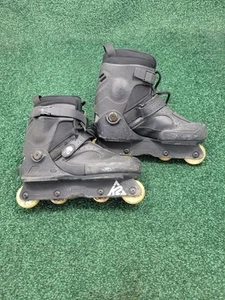 K2 Fatty Pro Aggressive Inline Skates Size US 10 Blackout EUR 43.5 - Picture 1 of 15