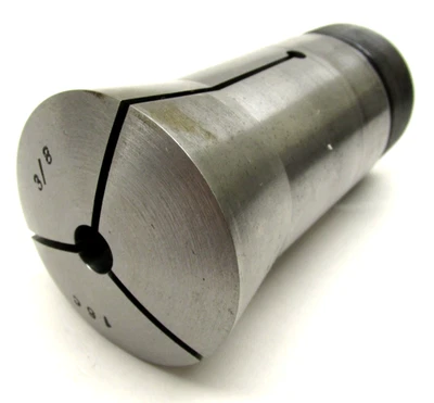 LYNDEX 3/8" 16C ROUND COLLET w/ INTERNAL THREADS - Image 1 of 3