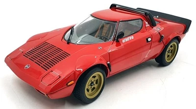Kyosho 1/18 Scale Diecast 08130R - Lancia Stratos HF - Red - Image 1 of 4