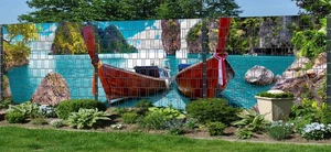 Boats - Panoramic XXL - Printed Privacy Strip for Fence - Picture 1 of 4