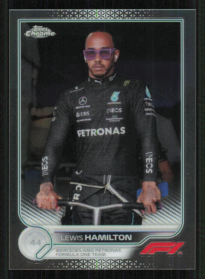 2022 Topps Chrome Formula 1 #8 Lewis Hamilton - Image 1 of 2
